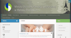 Desktop Screenshot of mopsbielskpodlaski.pl